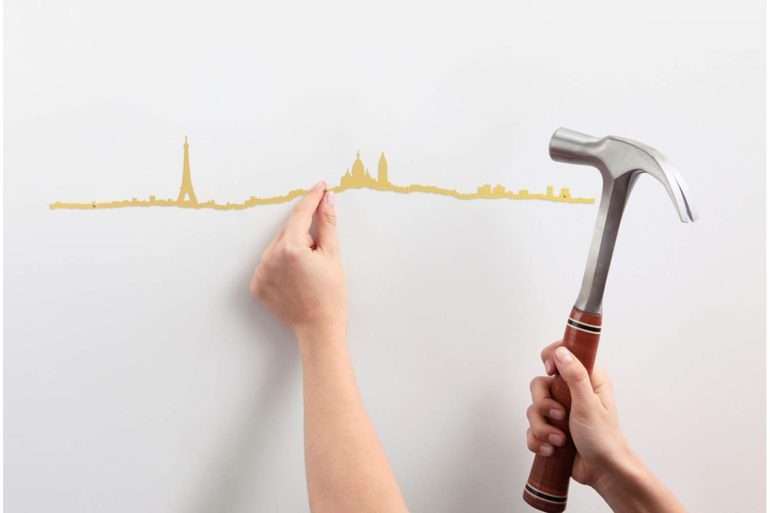 The Line - Silhouettes for City Lovers - Paris (Gold)