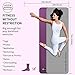 CAMBIVO Extra Wide Yoga Mat with Carrying Strap (73″x 32″x 1/4″), Non-Slip Exercise Fitness Mat for Yoga, Pilates, Workout (Purple)thumb 3