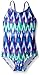 Kanu Surf Girls' Daisy Beach Sport 1-Piece Swimsuit, Kelly Purple, 4T