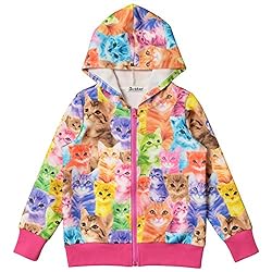 Jxstar Little Girls Cat Jacket Coat Long Sleeve