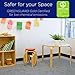 ECR4Kids Bentwood Round Table and Stool Set, Kids Furniture, Assorted, 5-Piece