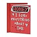 Hallmark Shoebox Funny Valentine's Day Card for Significant Other (Love Everything About You)