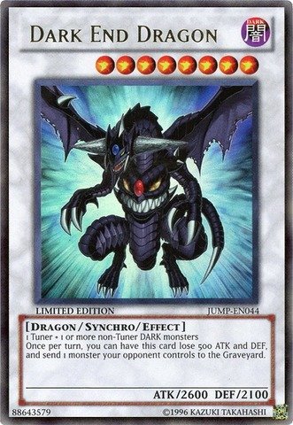Yu-Gi-Oh! - Dark End Dragon (JUMP-EN044) - Shonen Jump Magazine Promos - Promo Edition - Ultra Rare