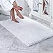 NORCHO Soft Shaggy Bath Mat Non-Slip Rubber Bath Rug Luxury Microfiber Bathroom Floor Mats Water Absorbent 32