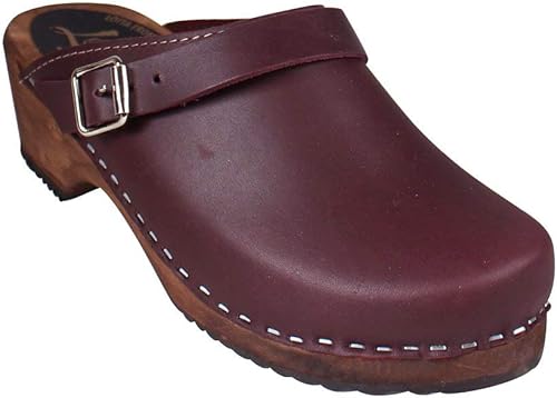 brown clogs