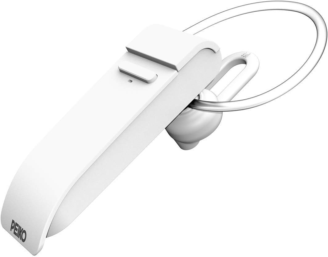 Peiko Smart Translator Bluetooth Earbuds, Multi-Language Translator Support 22 Languages Intelligent APP Online Translation Wireless Bluetooth Earphone (White)