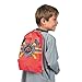 Fun Express - Firefighter Drawstring Backpack for Birthday - Apparel Accessories - Totes - Novelty Backpacks - Birthday - 12 Pieces