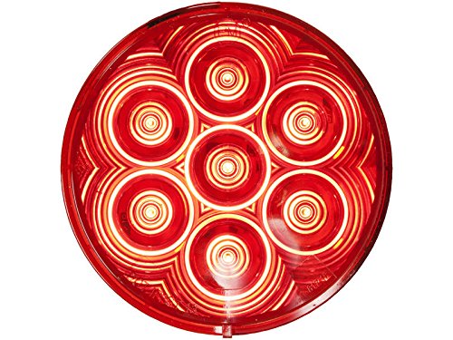 Peterson M826R-7 Round LED Stop, Turn & Tail Light, 4-Inch