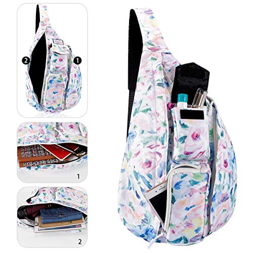 KAMO Sling Backpack - Rope Bag Crossbody Backpack Travel Multipurpose Daypacks for Men Women Lady Girl Teens