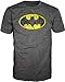 Bioworld Men's Batman Brushed Logo Shirt-X-Large