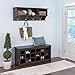 Prepac 48 inch Wide Hanging Entryway Shelf, Espresso