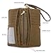 Wallets for Women Card Case Multi Clutch PU Leather Credit Card Organizer Brown