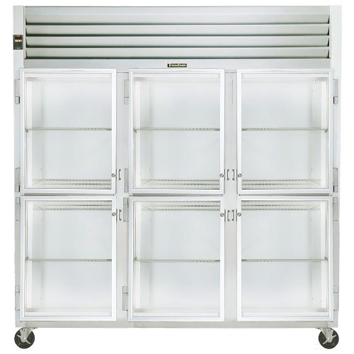 Click Here to See More Images Traulsen G-Series G32001 Glass Door 3-Section Refrigerator