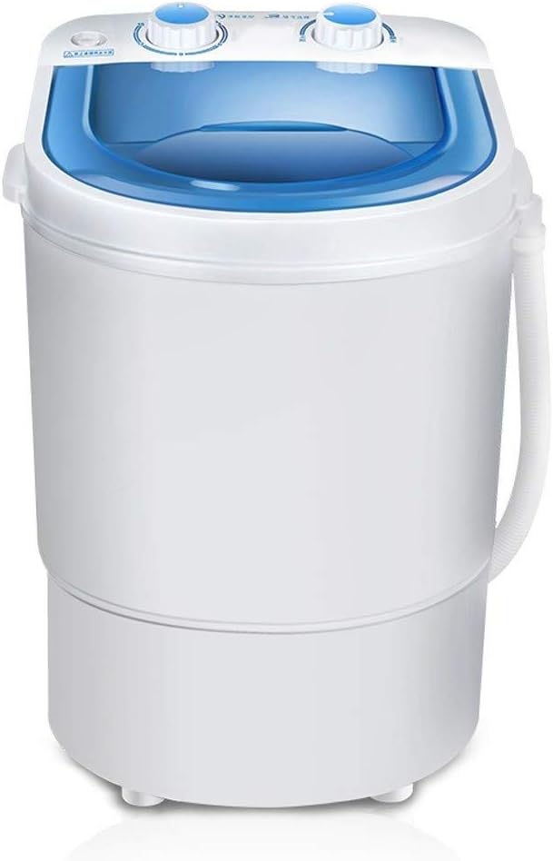 KQHSM Small Underwear Single Barrel Bucket Family Dormitory Semi-Automatic Mini Washing Machine Elution One (Color : Solid)
