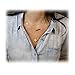 Zealmer Multilayer Pendant Triple Chain Necklace Long Gold Tone Necklaces For Women