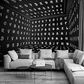 Wall Murals for Bedroom Modern Steel Feature Removable Wallpaper Peel and Stick Wall Stickers - 66x96 inches