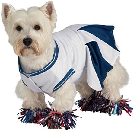 Blue Cheerleader Uniform Dog Pet Costume