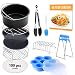 FDA 8 inch XL Air Fryer Accessories 11 pcs with Recipe Cookbook Compatible for Gowise USA COSORI Airfryer XL 5.3QT - 5.8QT, Deluxe Deep Fryer Accessories Set of 12