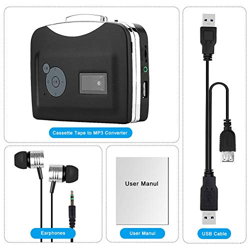 6 SubClap+Cassette+Portable+Converter+Earphones