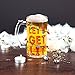 BigMouth Inc. Let's Get Lit LED Beer Mug - Light Up Holiday Mug - Multiple Lighting Modes - Lightweight Christmas Beer Glass - Cute Holiday Themed Party Decorations - Cool Beer Lover Gift - 16 Fl Oz