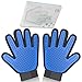 LAIKA Upgrated Pet Grooming Glove, Pet Hair Removal Mitts Deshedding Brush Glove: Breathable Comfortable & Efficient - Perfect for Dog Cat Rabbit Horse with Long & Short Fur, 1 Pair …