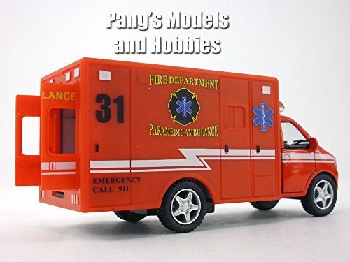 5 inch Fire Department Ambulance Model - RED