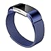Hanlesi Band for Fitbit Charge 2 , Stainless Steel Bracelet Fitness Accessory Wristband for Fitbit Charge2 (Blue, 220mm)