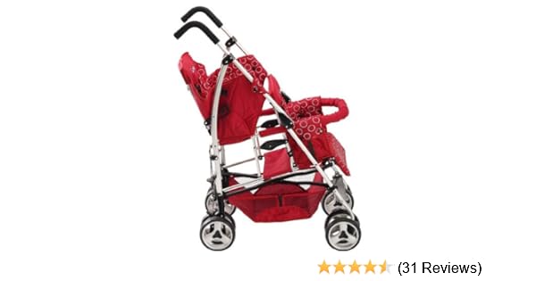 kinderwagon hop tandem double umbrella stroller