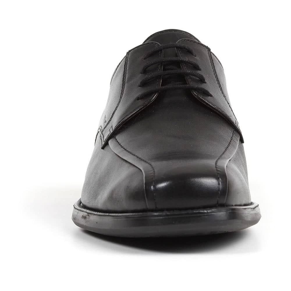 Geox Herren U Federico W Derby, Schwarz, 41.5 EU 6