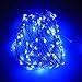 Twinkle Star 2 Pack Christmas Blue Fairy Lights Battery Operated, Total 66 ft 200 Led String Lights Remote Control Timer Twinkle String Lights 8 Modes Firefly Lights for Garden Party Indoor Decor