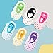 Cubaco 6 Pairs Baby Socks Non Skid Anti Slip Slipper Cotton Socks With Grips and Straps For Baby Toddler Girls