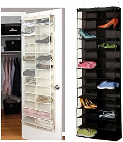 26 Interlayers Door Hanging Shelf Display Stand Holder Shoe Storage Organizer Bag