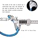 Liberry Outdoor Static Rock Climbing Rope,10_mm Diameter, Fire Escape Safety Rappelling Rope Outdoor Rescue Rope with Hooks: 32_ft, 64_ft, 96_ft Optional (blue1, 32 ft)