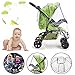 Universal Baby Stroller Rain Cover Weather Shield Waterproof Umbrella Plastic Stroller Wind Dust Shield Cover for Strollers, Clear by kensonic