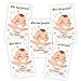 38 Baby Shower Raffle Card Game - Door Prizes Celebrity Cards Tickets Games - Gender Neutral - Funny Poopie Emoji Lottery Card Ice Breaker Scratch Off Games Party Supplies