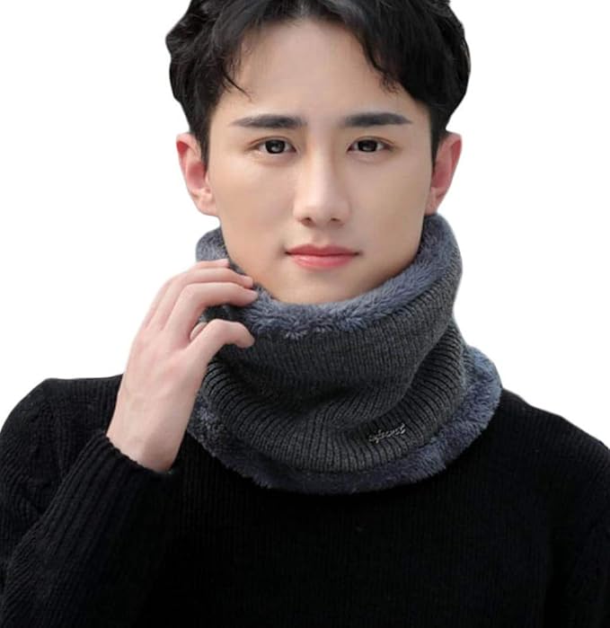 Amazon Bestmood ネックウォーマー メンズ スヌード 裏起毛 厚手 首巻き 秋 冬 防寒 裏ボア マフラー 暖かい 伸縮性あり 男女兼用 バイク スキー 防風 ユニセックス 通勤 通学 Freesizeグレー ネックウォーマー 通販