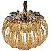 denlix Mercury Glass Pumpkin Lights 5.5 Inches Timer Pumpkins Decorations Tables Centerpieces Decorative Fall Decor