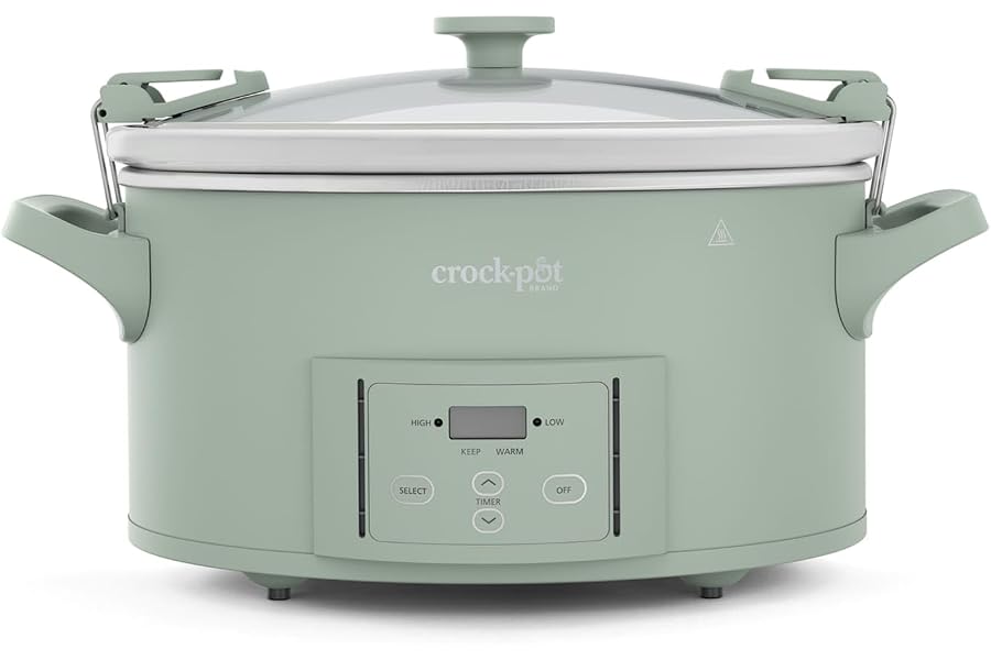 Crock-Pot® Design Series 7-Quart Programmable Slow Cooker, Desert Sage Green Book