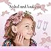 SmitCo LLC Little Girl Earrings, Silver Tone Rhodium Plated Set for Kids/Children, Hypoallergenic