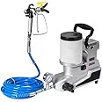 High-Pressure Airless Paint Sprayer,1600W Emulsion Paint Sprayer,Water-Based Latex Paints Airless Sprayer w/ 16.4ft Hose for Spraying Operations Indoor/Outdoor Fire Prevention 110V