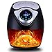 Air Fryer, Ejoyous Multi-function Electric Air Fryer with Rapid Air Circulation Technology and Time /Temperature Control LED Display,2.6L 1300W (Air fryer)