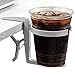 Vector Cup Holder -- Clip-on and Portable For Travel, Airplanes, Cafes, Desks, Tables and Wheelchairs
