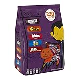 Hershey Halloween Snack Size Candy Assortment (TWIZZLERS Strawberry Twists, TWIZZLERS Rainbow Twists, and TWIZZLERS PULL 'N' PEEL Candy), 68.96-Ounce Bag (230 Pieces)