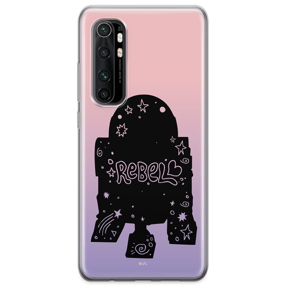 ERT GROUP mobile phone case for Xiaomi MI NOTE 10 Lite original and officially Licensed Star Wars pattern R2D2 005 optimally adapted to the shape of the mobile phone, case made of TPU