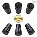 Trekking Pole Tips Protectors,Replacement Rubber Tips Fit Most Standard Hiking Trekking Walking Poles,Black(Pack of 6)