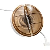 Retractable Cable Organizer - Cord Retractor &amp; Travel Cable Management Box | Portable Charging Cable Holder for Home, Office, Travel | Cord Winder &amp; Storage for Phone, Earbuds, Computer Wires