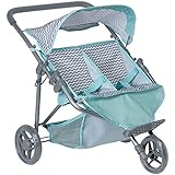 Adora Zig Zag Twin Jogger Stroller for Baby Doll