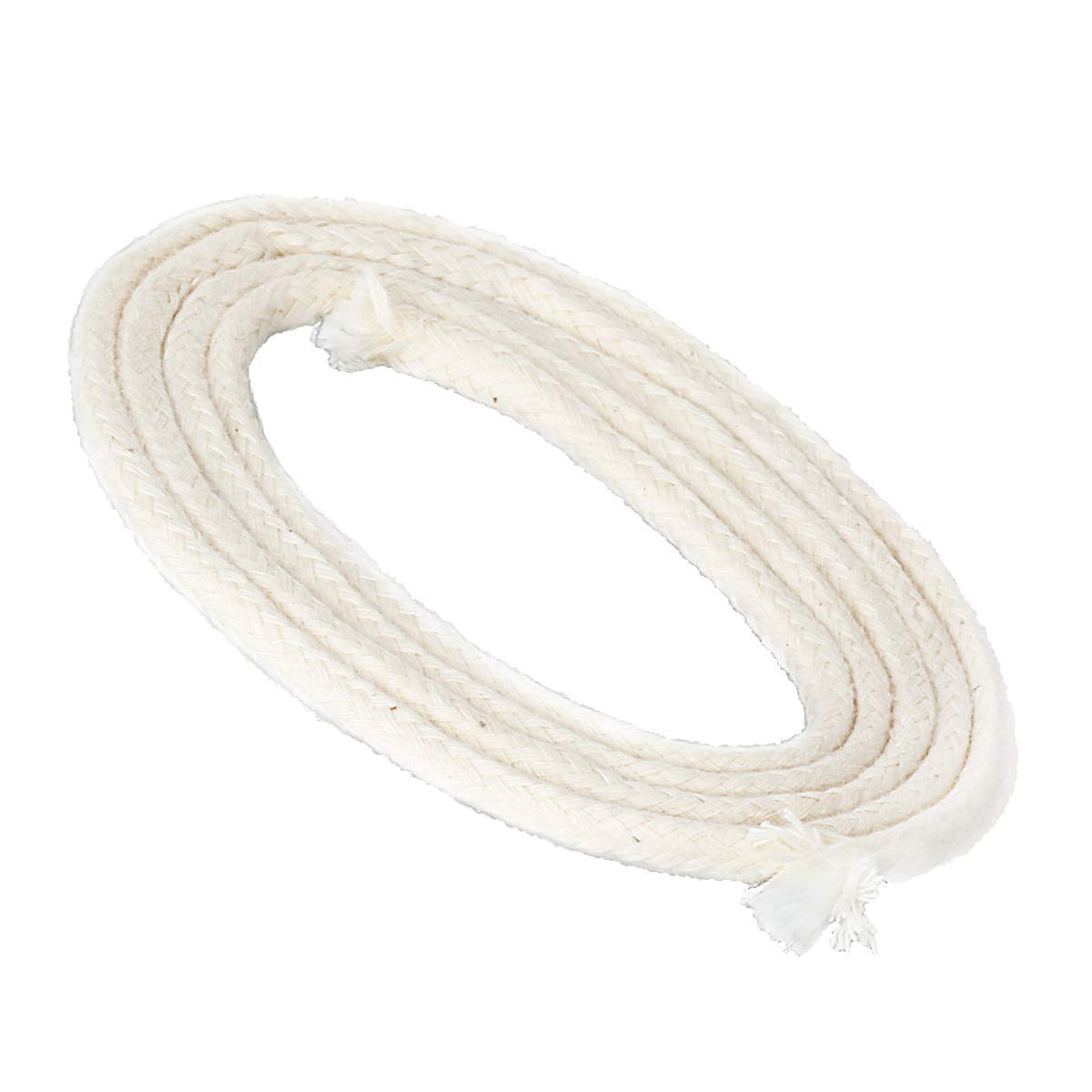 NKlaus 1 metre wick with glass fibre insert glass fibre wick round Ø 6mm for melting light spirit lamp oil lamp for purified lamp oil paraffin oil 1259