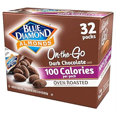 Buy Blue Diamond Almonds Oven Roasted Cocoa Dusted Almonds 100 Calorie Packs 32 Count Online In Turkey B07mygyytr