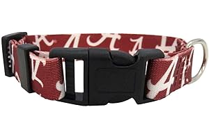 LITTLEARTH Little Earth NCAA Team Pet Collar - Black, Small/Large, Polyester, Team Graphics on Both Sides, XS/S/M/L